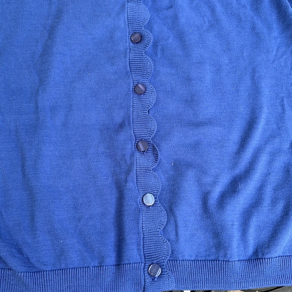 NWT Talbots Charming Scalloped Cardigan Small - Picture 5 of 14